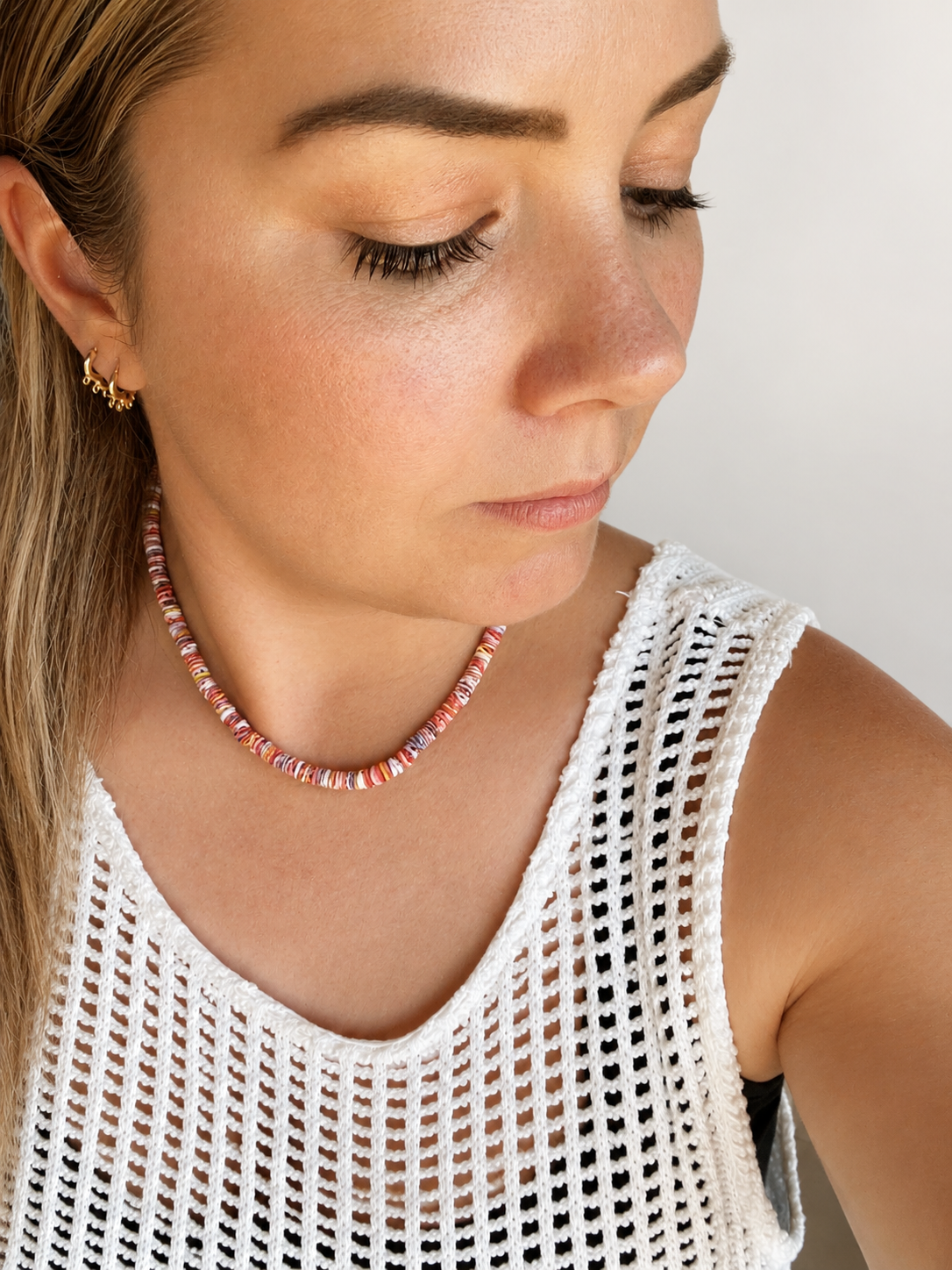Rainbow Shell Necklace